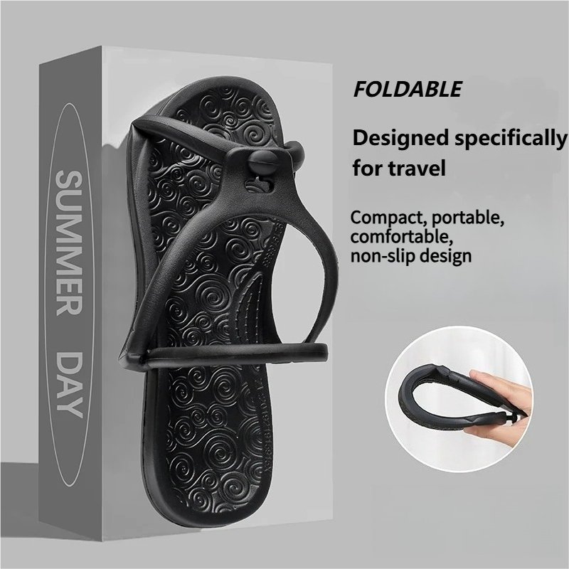 Men Shoes Size - Geliştirilmiş Katlanabilir Seyahat Terlikleri Unisex EVA