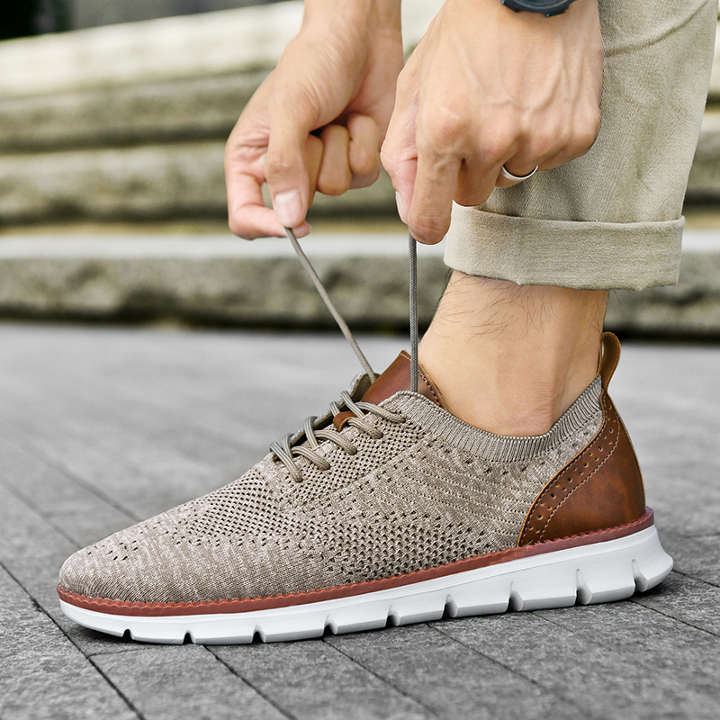 Men'S Shoes Dress Casual - Erkekler Günlük Ayakkabılar Klasik Nefes Alabilen
