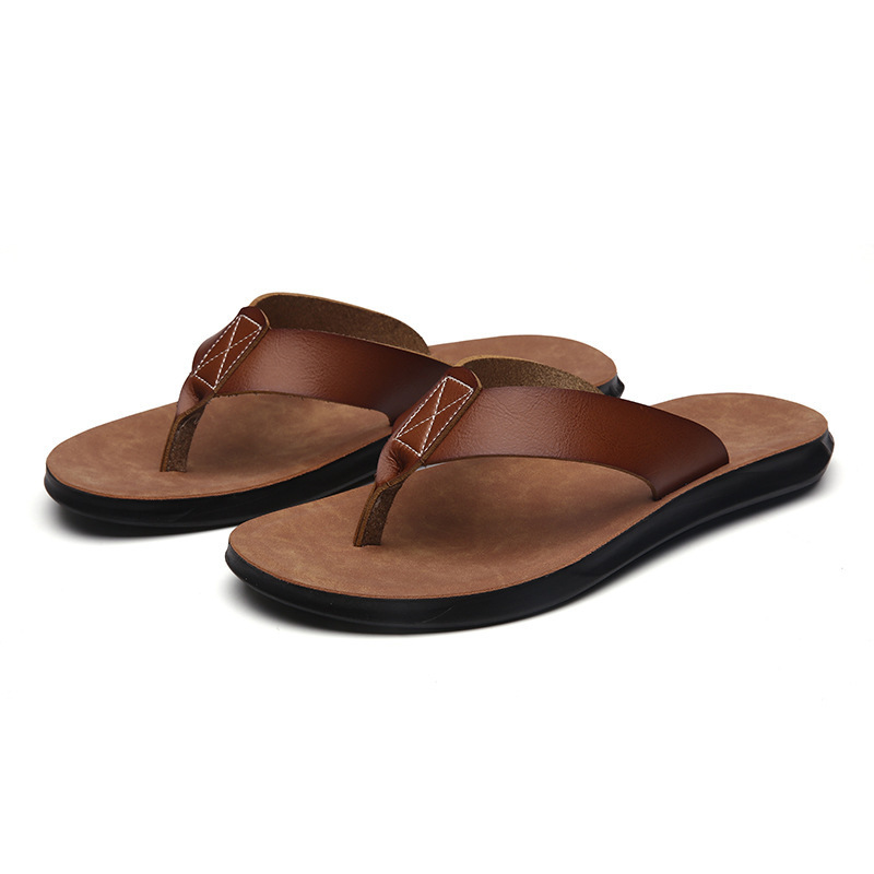 Men'S Shoes Dq - 38-47 Yeni İtalyan Deri Parmak arası