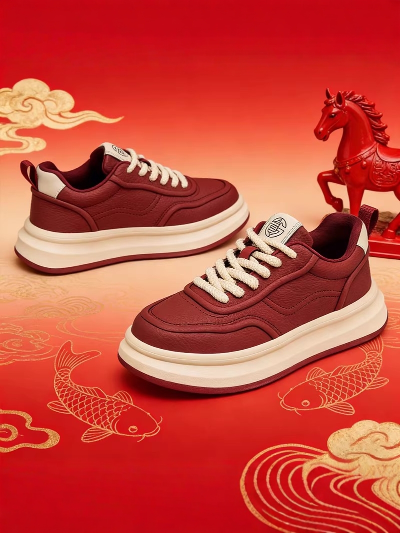 Men'S Shoes Limited Edition - Kırmızı Sınırlı Üretim Erkekler için Günlük