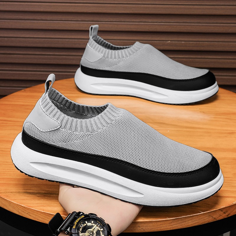 Men'S Shoes Casual Sneakers - 2025 yeni erkek ayakkabıları nefes örgü