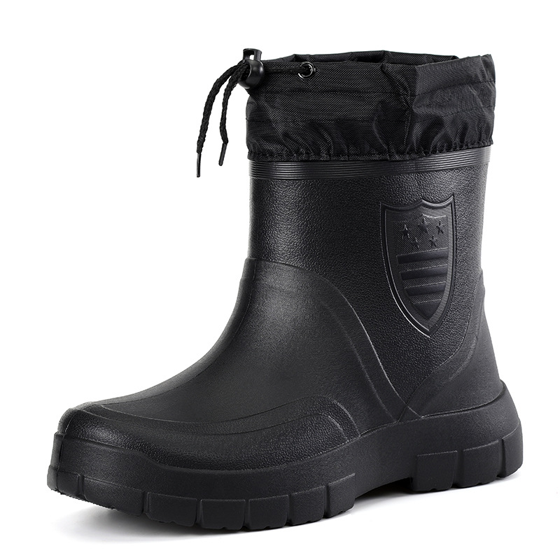 Men'S Shoes Dress Casual - Çok yönlü erkek yağmur çizmeleri su