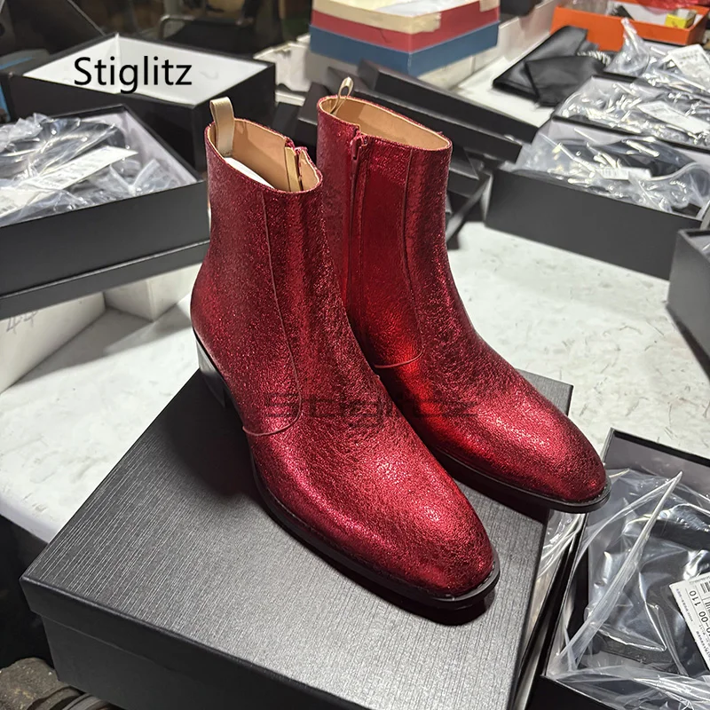 Kırmızı Hakiki Deri Chelsea Çi - Men Shoes Size 11 incelemesi ve fiyatı