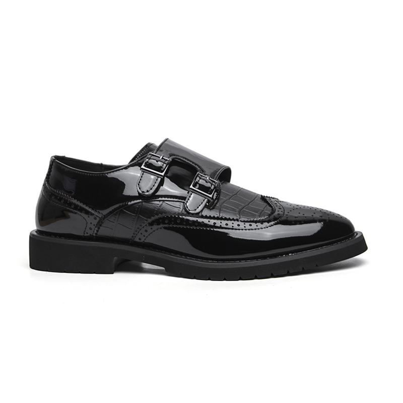 Erkekler için Patent Deri Monk - Monk Strap Shoe incelemesi ve fiyatı