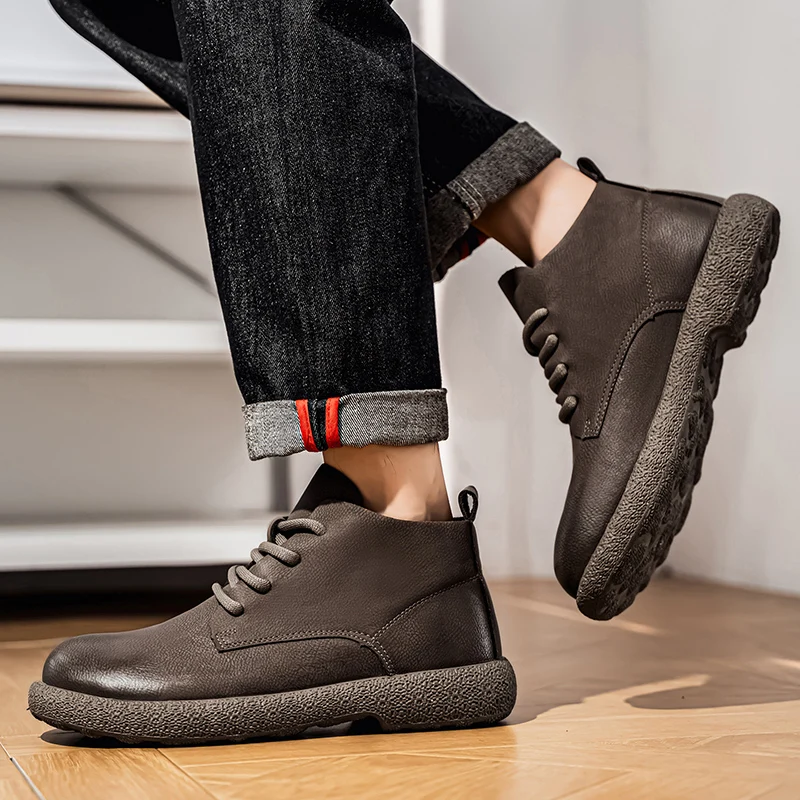 Erkek Ayak Bileği Botları Kahv - Men'S Shoes Dq incelemesi ve fiyatı