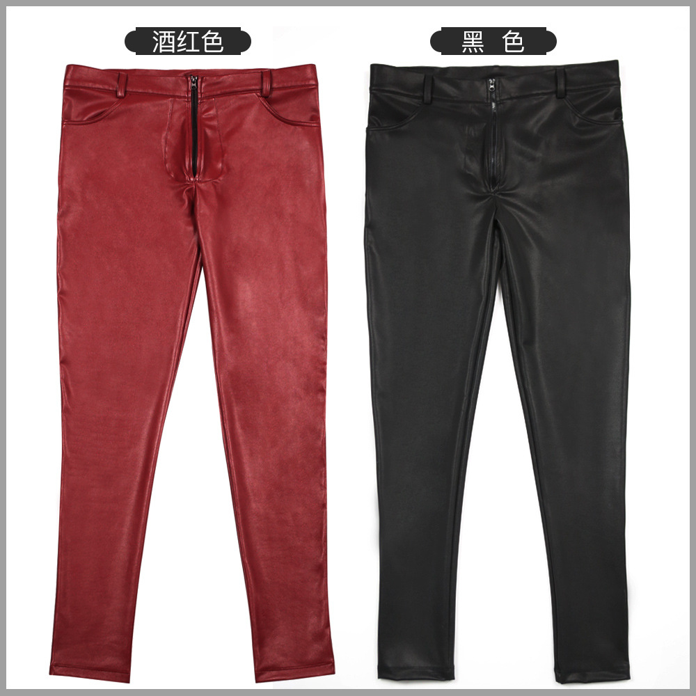 Erkek PU Deri Skinny Jeans Tar - Men Shoes Jeans incelemesi ve fiyatı