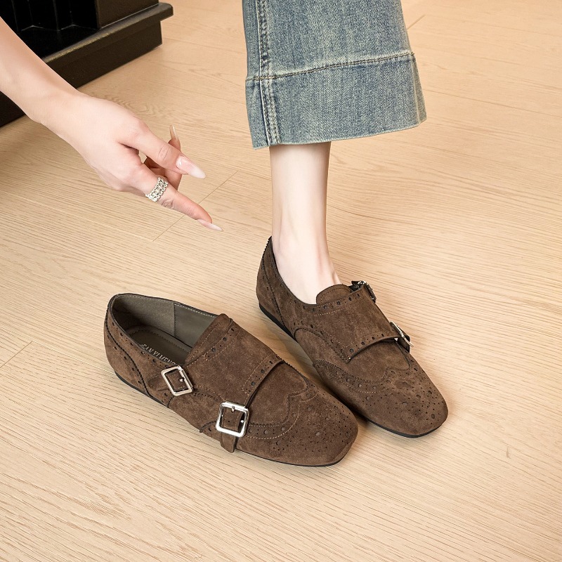 Retro kadın ayakkabıları zarif - Monk Strap Shoe incelemesi ve fiyatı