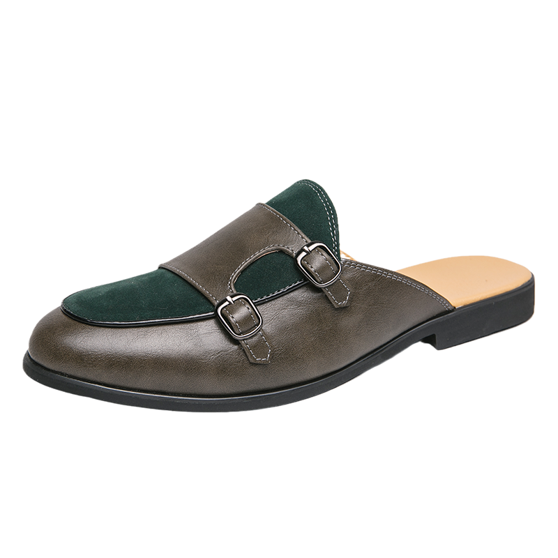Moda Siyah Yeşil Keşiş Kayışı  - Monk Strap Shoe incelemesi ve fiyatı