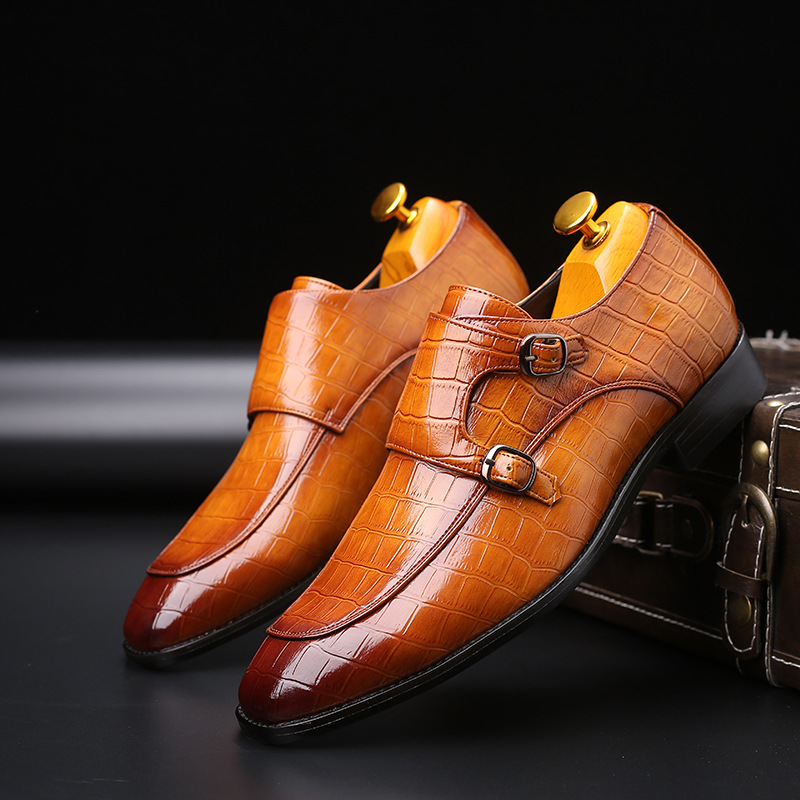 Patent deri erkek loafer'lar d - Monk Strap Shoe incelemesi ve fiyatı