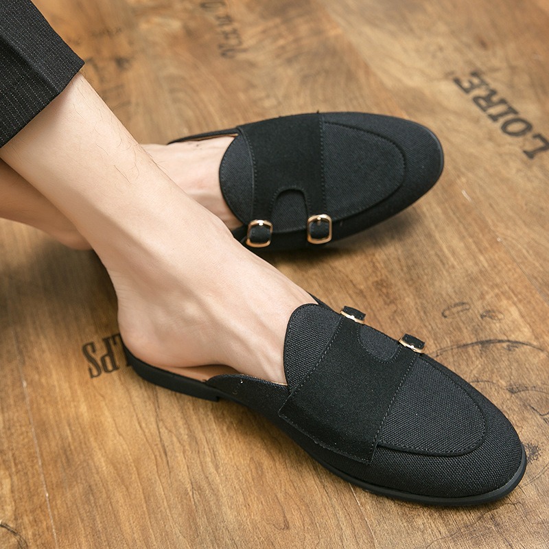 Adam için tuval katır yarım ay - Monk Strap Shoe incelemesi ve fiyatı