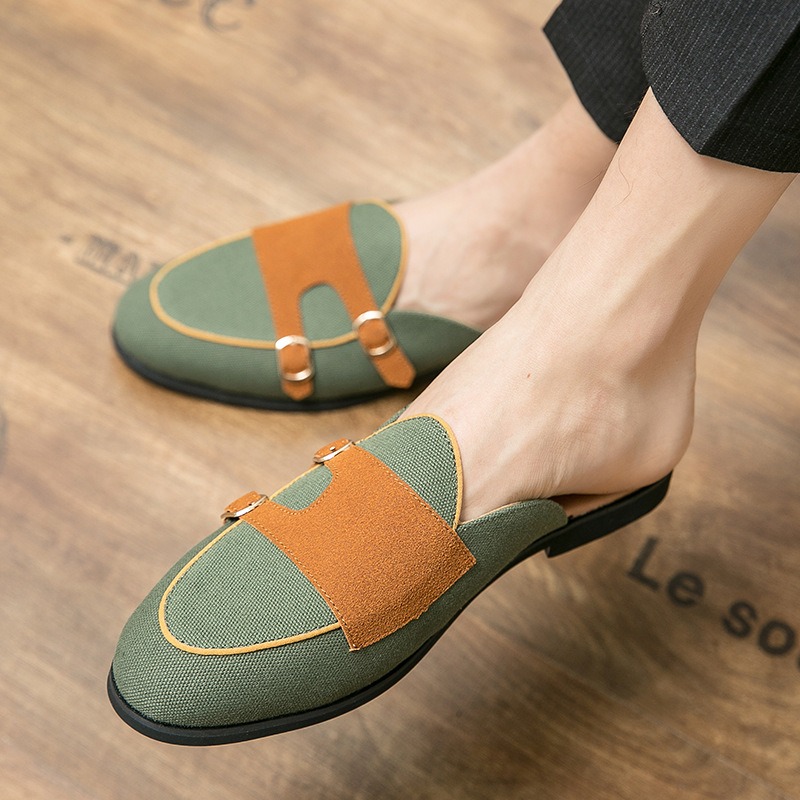 Adam için tuval katır yarım ay - Monk Strap Shoe incelemesi ve fiyatı