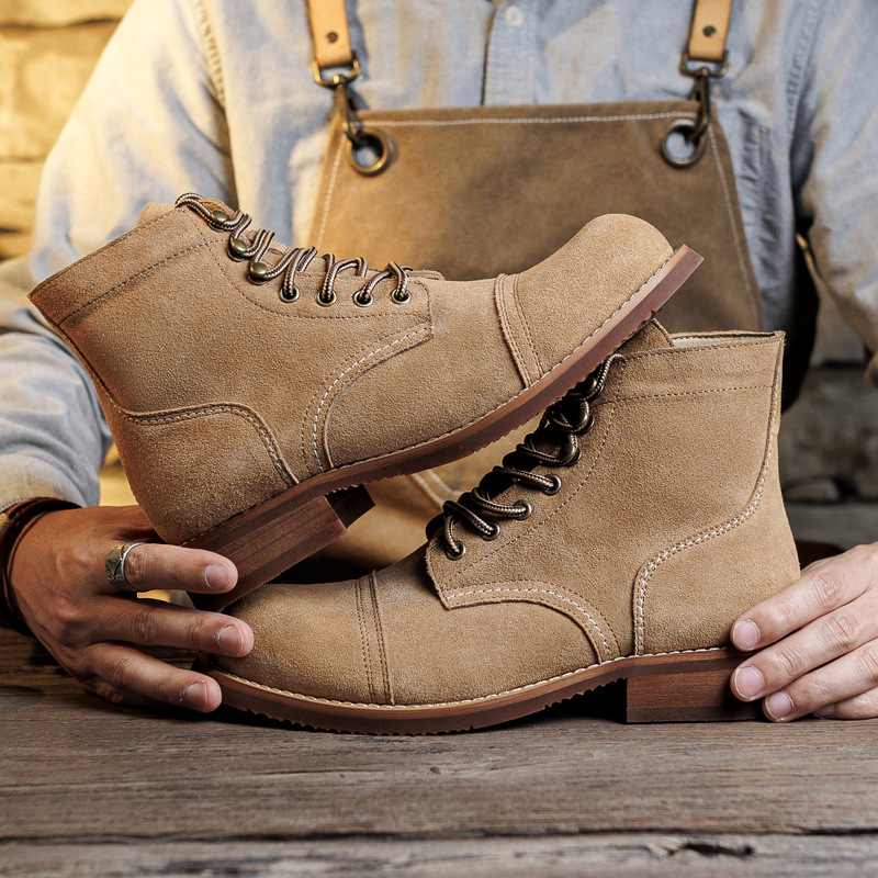 Süet Bot Goodyear-Welted Motos - Men'S Shoes Dq incelemesi ve fiyatı